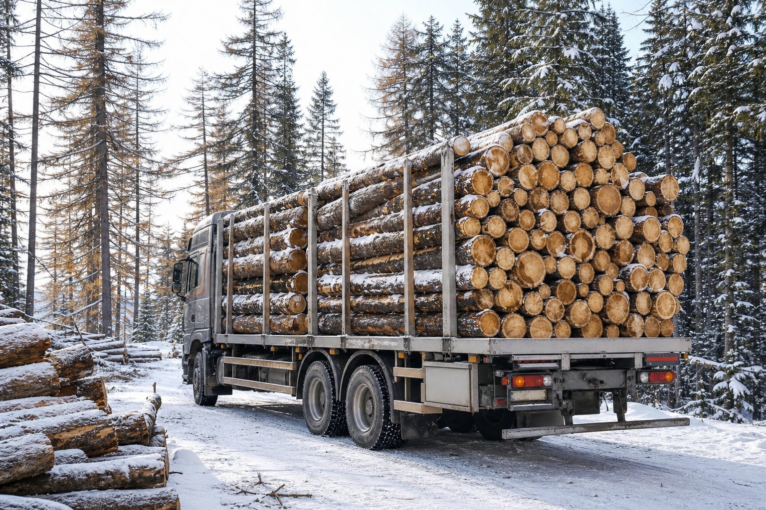 Укладка дров, ориентир выгрузки Спортивная переулок, 42 в Куровском